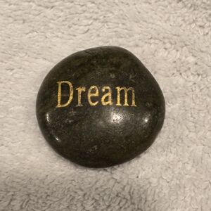 ⚠️ Clearance! Decorative Stone with 'Dream' Inscription